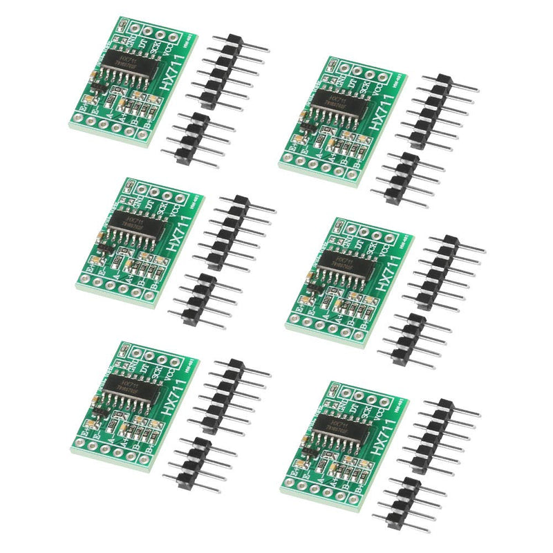 6pcs Hx711 Weight Weighing Load Cell Conversion Module Sensors Ad Module for Arduino Microcontroller