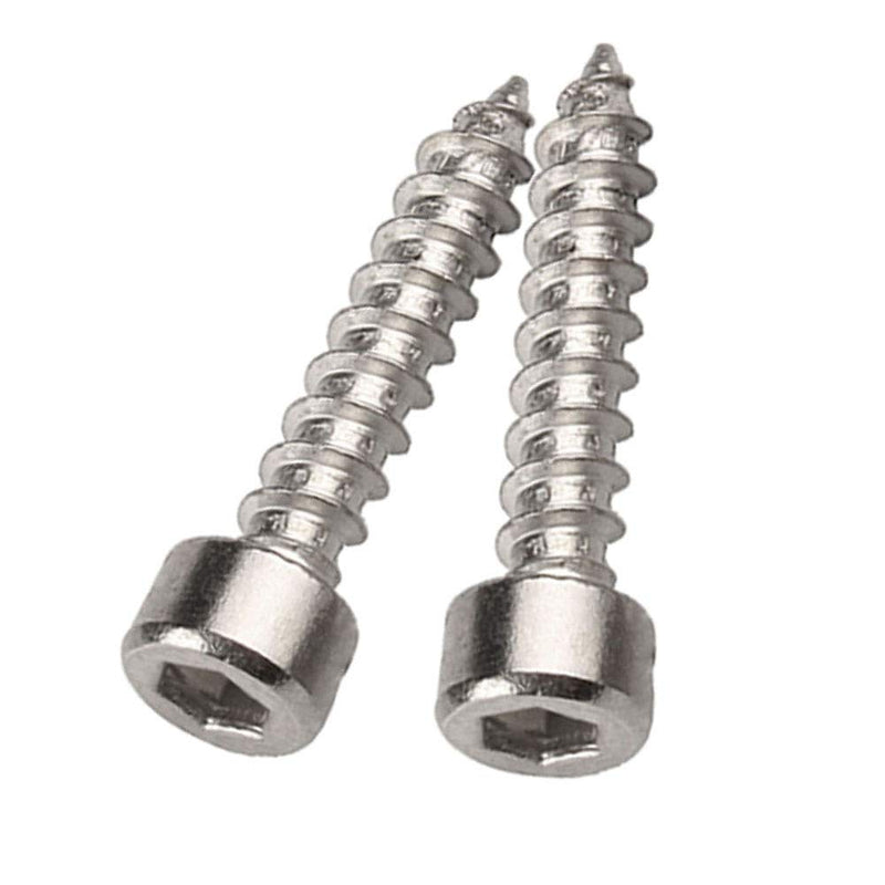 Fasteners Tools Nails Screws - Hardware Self Tapping Screws Metric Thread Stainless Steel Hex Socket Cap Screw M4 M5 M6 M4x12 (60pcs) Silver