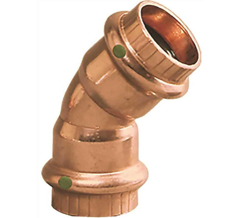 Viega 77607 ProPress 1/2 in. x 1/2 in. Copper 45-Degree Elbow