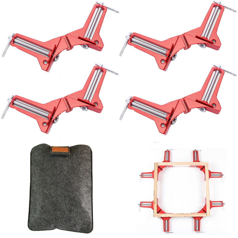 Right Angle Clamp, 90 Degrees Corner Clamp, Picture Frame Holder, Glass Holder, DIY Woodworking Hand Tools