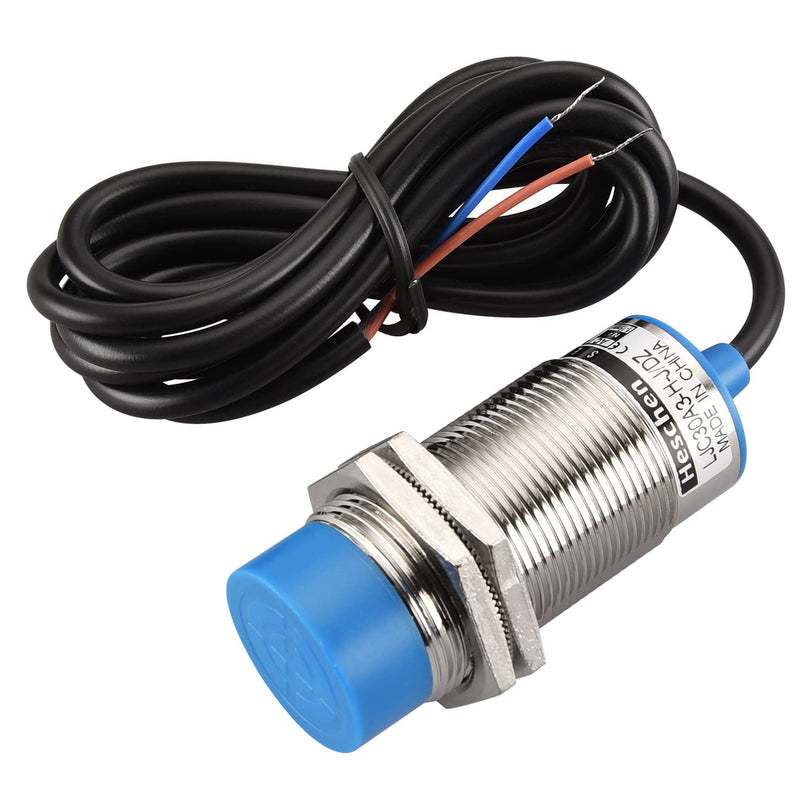 M30 Capacitive Proximity Sensor Switch Non-Shield Type LJC30A3-H-J/DZ Detection 1-15mm 90-250VAC 400mA Normally Closed (NC) 2 Wires
