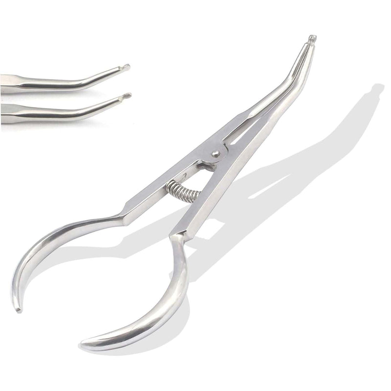Separating Pliers Curved for Orthodontic Rubber Band Elastic Bracket Holder Dental Instruments