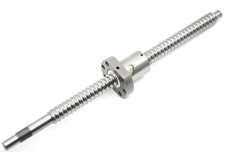 Ball Screw SFU1605 (Diameter 16mm Pitch 5mm) Length 300mm with Metal Ball Screw Nut for CNC Machine Parts(300mm)