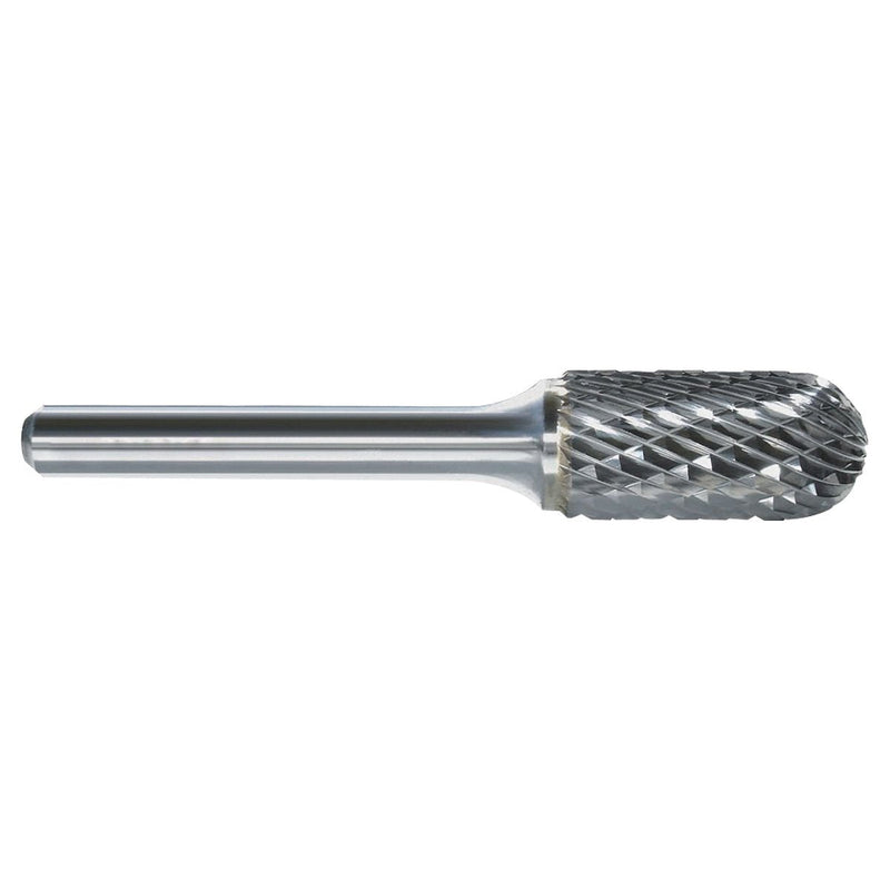 HHIP 3000-0117 SC-7 Cylindrical Ball Nose Double-Cut Carbide Burrs