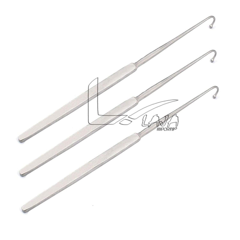 3 Spay Snook Hook Veterinary Instruments for Educational Use