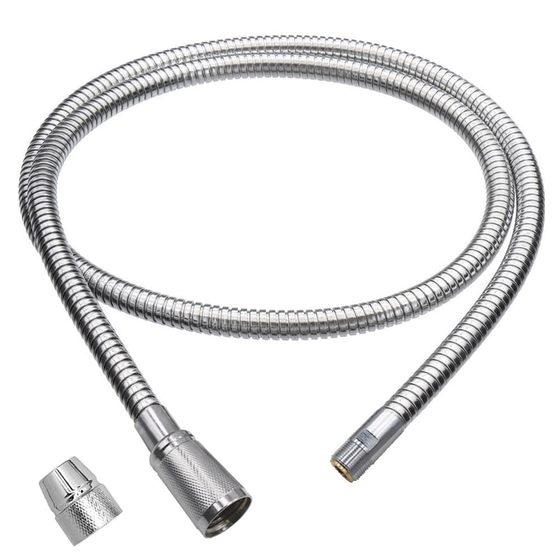 46092000 46174000 Kitchen Faucet Hose Replacement Parts, Pull-Out Spray Replacement Hose for Grohe Ladylux Replacement Parts, Alira Sink Faucet Hose By Awelife, 59-inch Starlight Chrome Finish 46092000