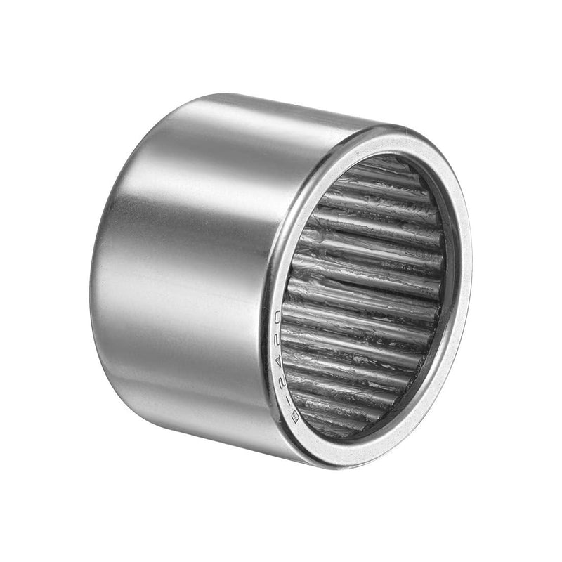 uxcell B2420 Needle Roller Bearings, Full Complement Drawn Cup, Open, 1-1/2-inch I.D. 1-7/8-inch OD 1-1/4-inch Width 30500N Static Load 13800N Dynamic Load 4300Rpm Limiting Speed 1-1/2x1-7/8x1-1/4"