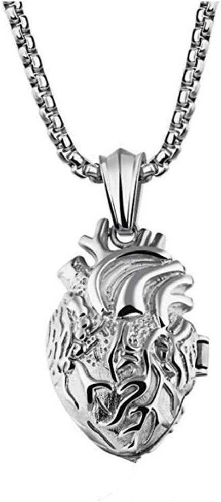 MYOSPARK Anatomical Heart Necklace 3D Human Heart Necklace Medical Gift Nurse Gift - NewNest Australia