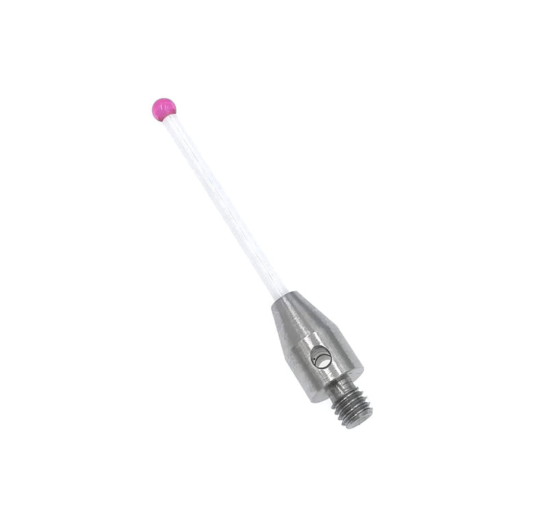 CMM Touch Probe Stylus 3mm Ruby Ball Tips M4 Thread Ceramic Stem 40mm Length