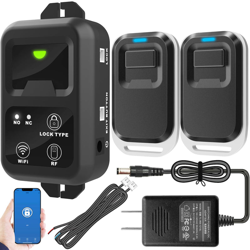UHPPOTE 2.4Ghz WiFi Wireless Remote Control Switch for Door Access Control System Electric Lock with Smartphone app Access