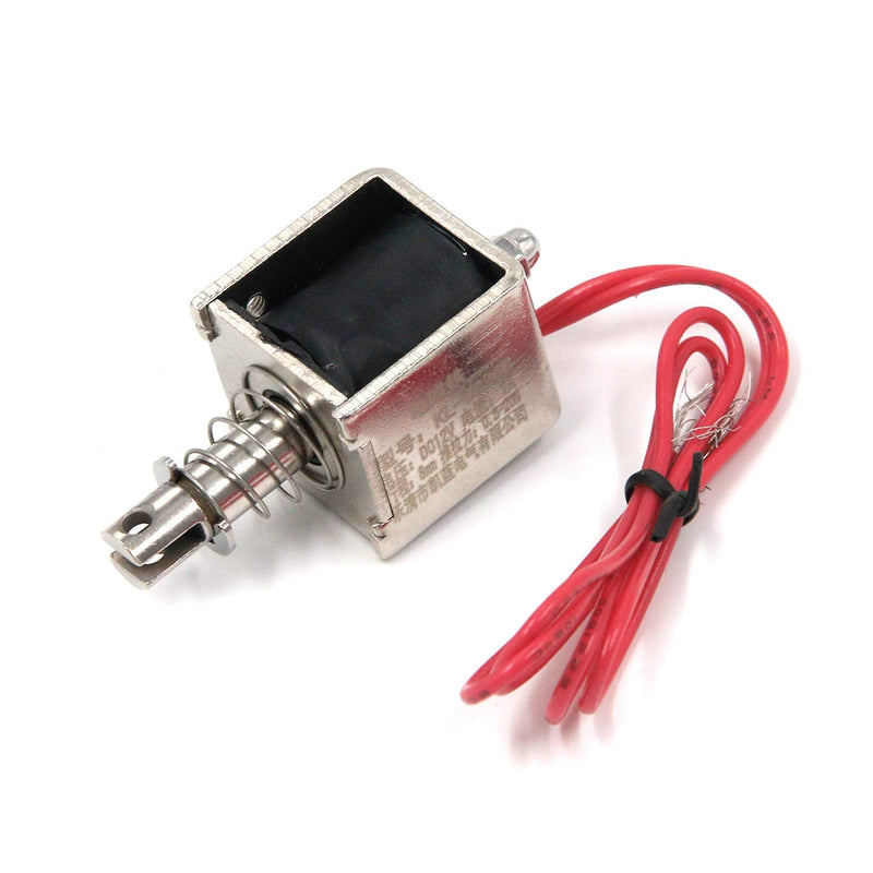 T Tulead Stroke 10mm Push-Pull Solenoid Micro Solenoid Electromagnet 20N Suction 2.2"x1",20N
