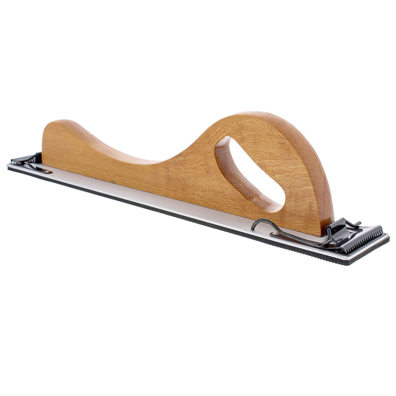 TCP Global Wooden Handle Longboard Sander for PSA Sandpaper 16-1/2" x 2-3/4" or Continuous Rolls PSA Sticky Paper 16-1/2" Long