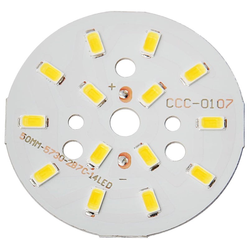 Othmro 1Pcs 50mm Dia LED Chip Bulb Super Bright High Power, 21-24V 4000K 5730 Aluminum LED Bulb Surface Mounted Devices Light Beads,Floodlight for Camper Light Bulb, Home Reading, Light Marine Lamps 1 50 4000k