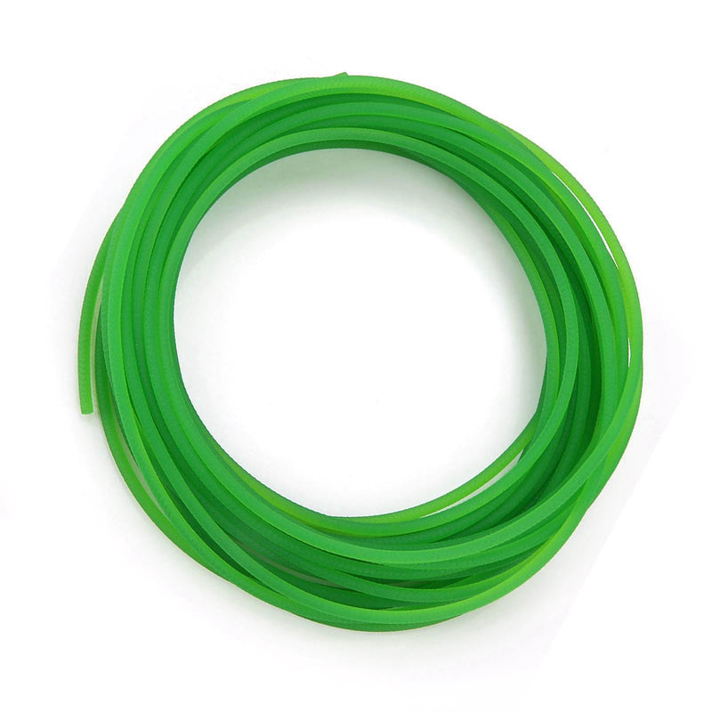 High-Performance Polyurethane Belt Green Rough PU Polyurethane Round Belt for Drive (6mm×10m)