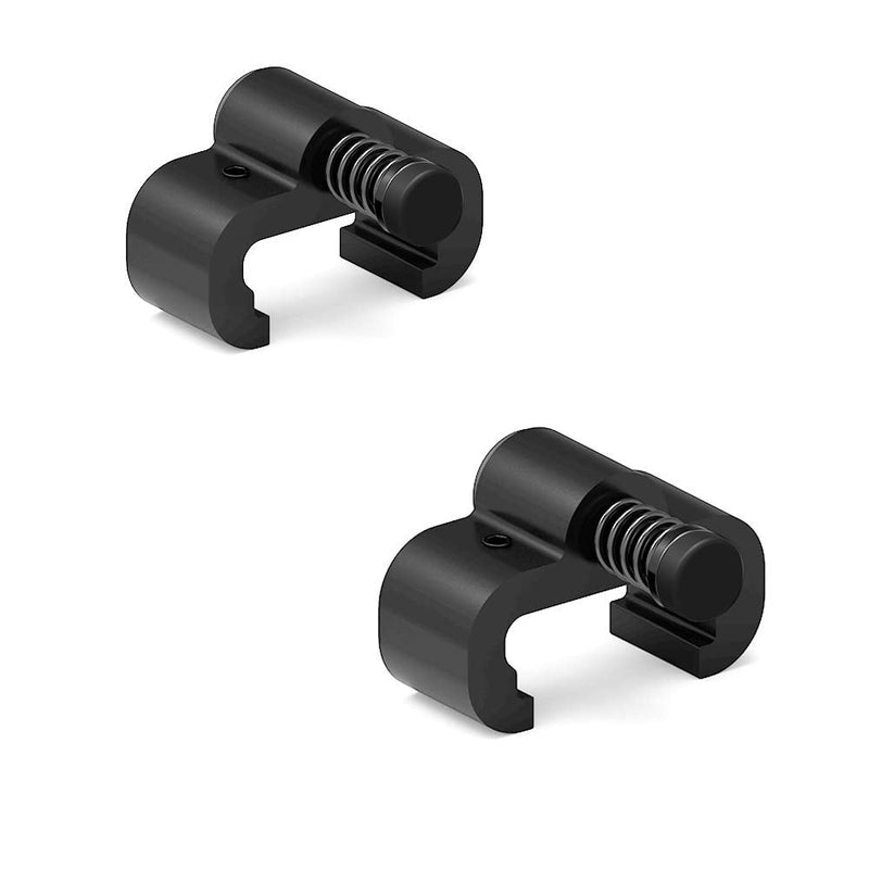 2PCS Adjustable Barn Door Stopper fit for 1.57inch/40mm Flat Track, Sliding Barn Door Hardware Accessories Replacement Upgrade-fit 1.57” wide rail