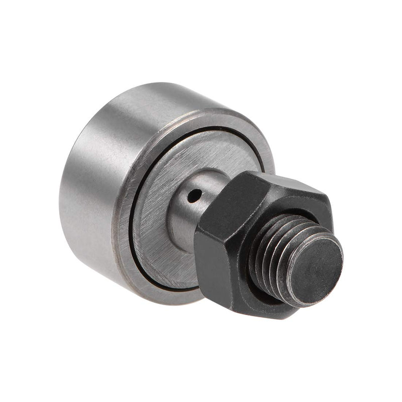 uxcell CF12 Cam Follower KR30 Needle Roller Bearing, 30mm Roller Diameter, 14mm Roller Width, M12 Standard Stud