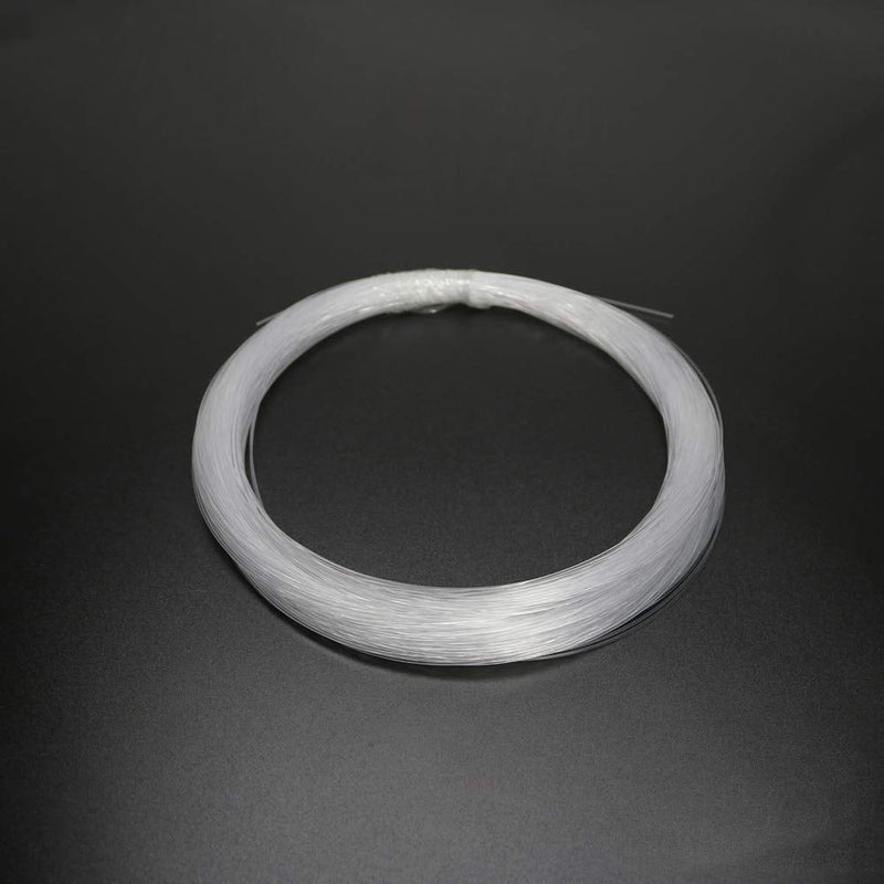 AZIMOM PMMA Plastic End Glow Fiber Optic Cable 0.75mm(0.03in) 100m(328ft)/Roll for Star Sky Ceiling All Kind Led Light Engine Driver Source 0.03in/0.75mm*328ft