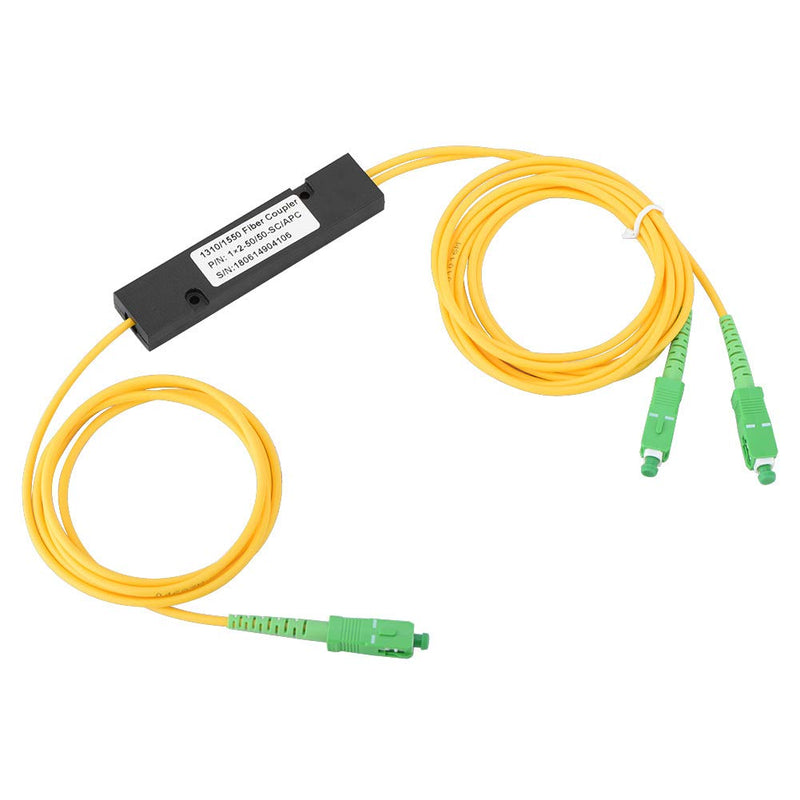 Zopsc Fiber Optical Pigtail SC 1X2 PLC Singlemode Fiber Optical Splitter SC/APC for CATV FTTH FOS