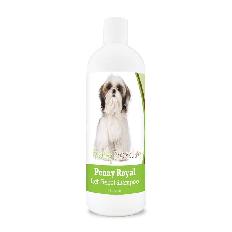 Healthy Breeds Shih Tzu Penny Royal Itch Relief Shampoo - Stop The Scratching & Relieve The Itch with Essential Oils of Eucalyptus & Cedarwood - Mint Scent - 8 oz 8 Fl Oz - PawsPlanet Australia