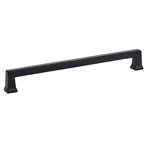 Emtek Alexander Pull Available in 7 Sizes and 6 Finishes - 86427US19 - (Center to Center 8") - Flat Black (US19)