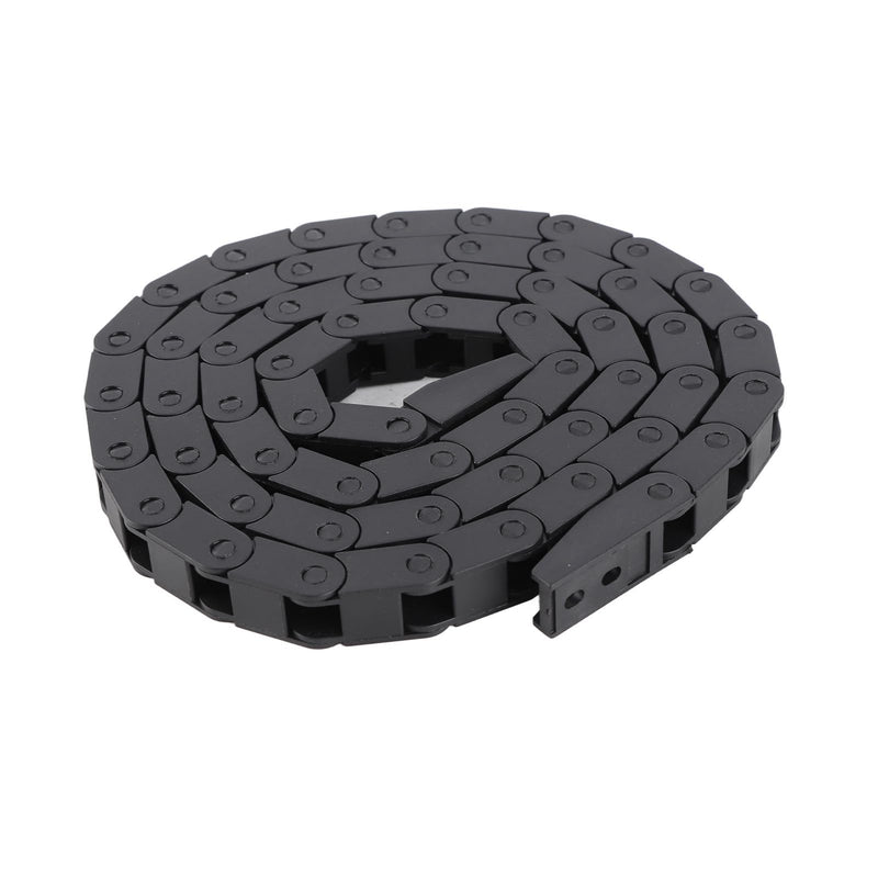 Garosa 1M 7x7MM CNC Machine Tool Cable Drag Chain Cable Drag Chain Bridge Type Nylon Wire Carrier for 3D Printer CNC Machine Electronic Equipment