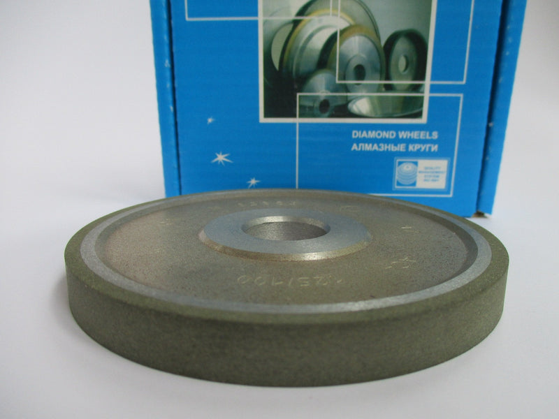 Dia 4 inch (100mm.) Hole 0.79" (20mm.) Width: 0.4" (10mm.) Type: 1A1 Straight Abrasive Diamond Grinding Wheel for Carbide Tungsten (125/100 Micron = 150 Grit)
