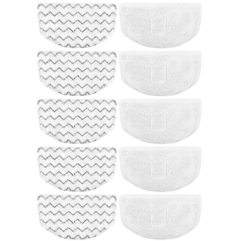 Extolife 10 Pack Steam Mop Replacement Pads for Bissell Powerfresh Steam Mop 1940 1806 1544 2075 2685A 2181 2814 Series, Model 19402 19404 19408 19409 1940A 1940F 1940Q 1940T 1940W B0006 B0017 2075A