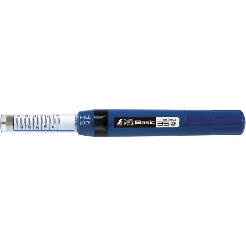 Shinwa Sokutei 79025 Basic, 1.4 inches (35 mm), Needle-type Ground Finder for Gypsum Board with Magnet Foundation Finder with Magnet 79025 Single Item