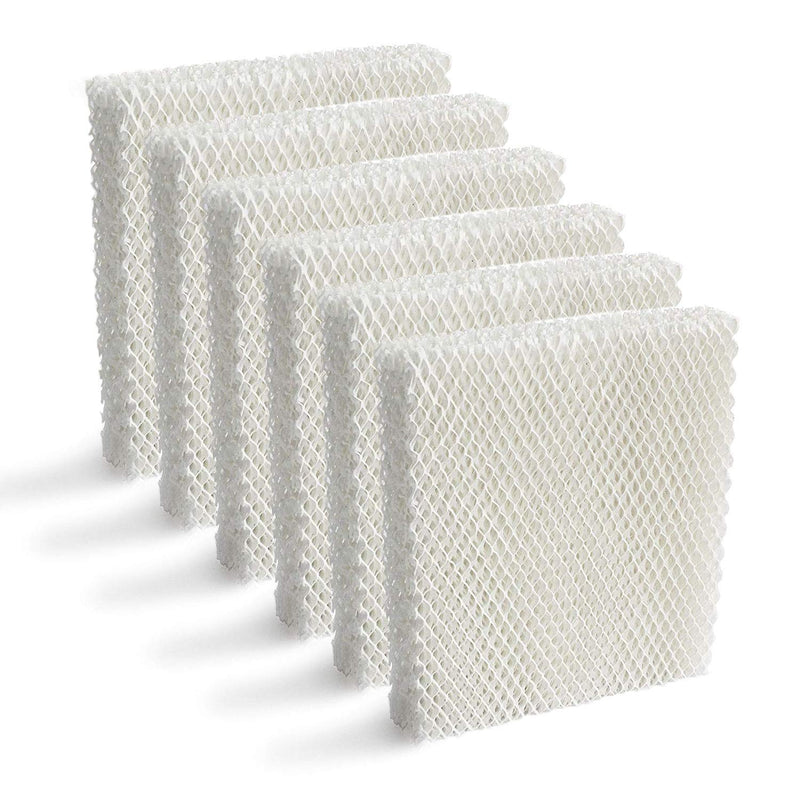 Lemige 6 Pack Humidifier Wicking HFT600 Filters T Compatible with Honeywell Tower Humidifier HEV615 HEV620, Compare to part HFT600T HFT600PDQ 6 Pack-White