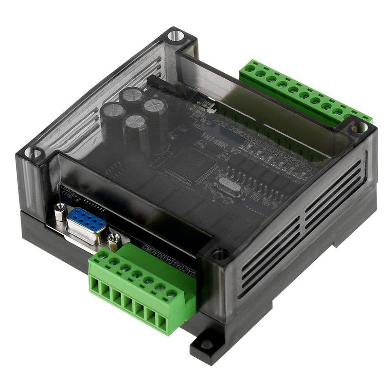 Programmable Logic Controller,PLC Controller DC24V FX1N-14MR Industrial Control Board PLC Programmable Logic Controller Relay Output