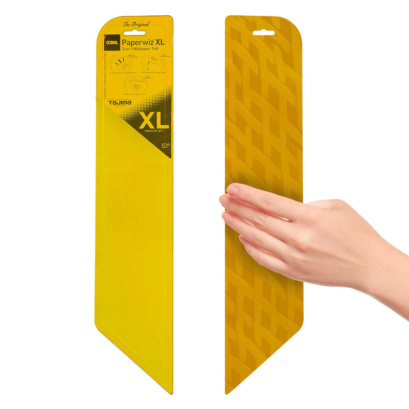 69502 Paperwiz XL Wallpaper Tools - Smoothing Tool for Peel and Stick Wallpaper - Wallpaper Smoothing Tool & Hanging Tools - Install Kit Includes Wallpaper Smoother Tool for Easy Application Single