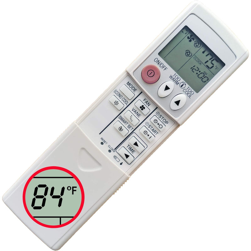 Replacement Mitsubishi Electric Mr Slim Air Conditioner Remote Control U01A03426 MSZ-GL06NA-U1 MSZ-GL09NA-U1 MSZ-GL12NA-U1 MSZ-GL15NA-U1