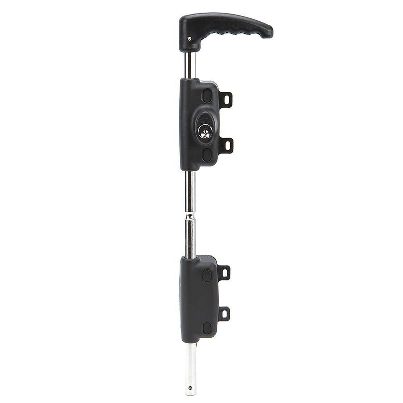 D&D Technologies LB218BX LokkBolt Premium Drop Bolt, Lockable Security Drop Bolt, for Wood and Vinyl Gates, 18" Length 18 Inch