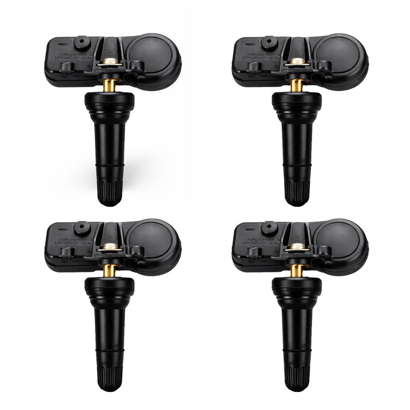 TPMS Sensor GM, 4 Pack 315MHz Tire Pressure Monitoring System Sensor Compatible for Chevy Silverado GMC Cadillac Buick, Replaces# 13586335 13581558 13598771 13598772