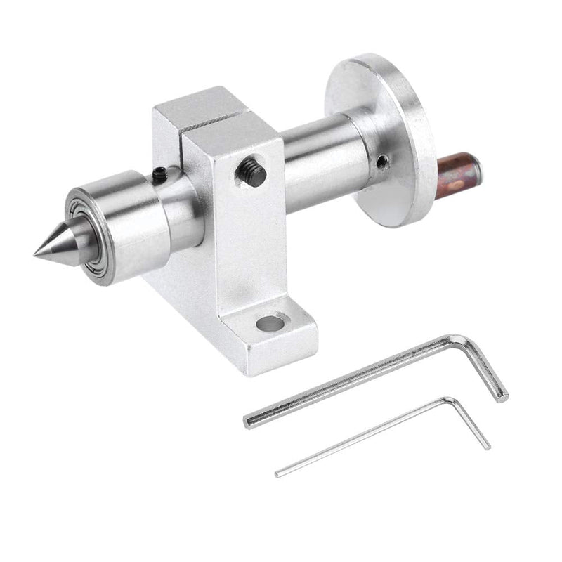 Double Bearing Live Center,Mini Lathe Telescopic Taper Revolving Centre,Adjustable Holing Depth,Good Heat ,High Mechanical Strength,for Woodworking or Lathe Machine