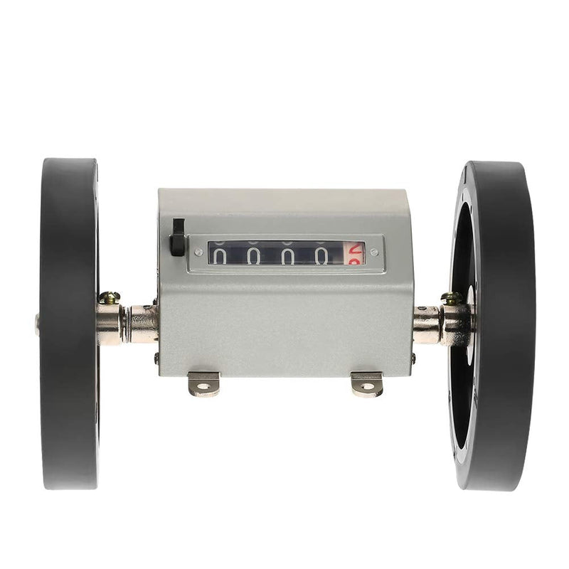 Length Counter with Rolling Wheel 5 Digits Meter Counter 0-9999.9 m Roller-type Counter for Length Measuring