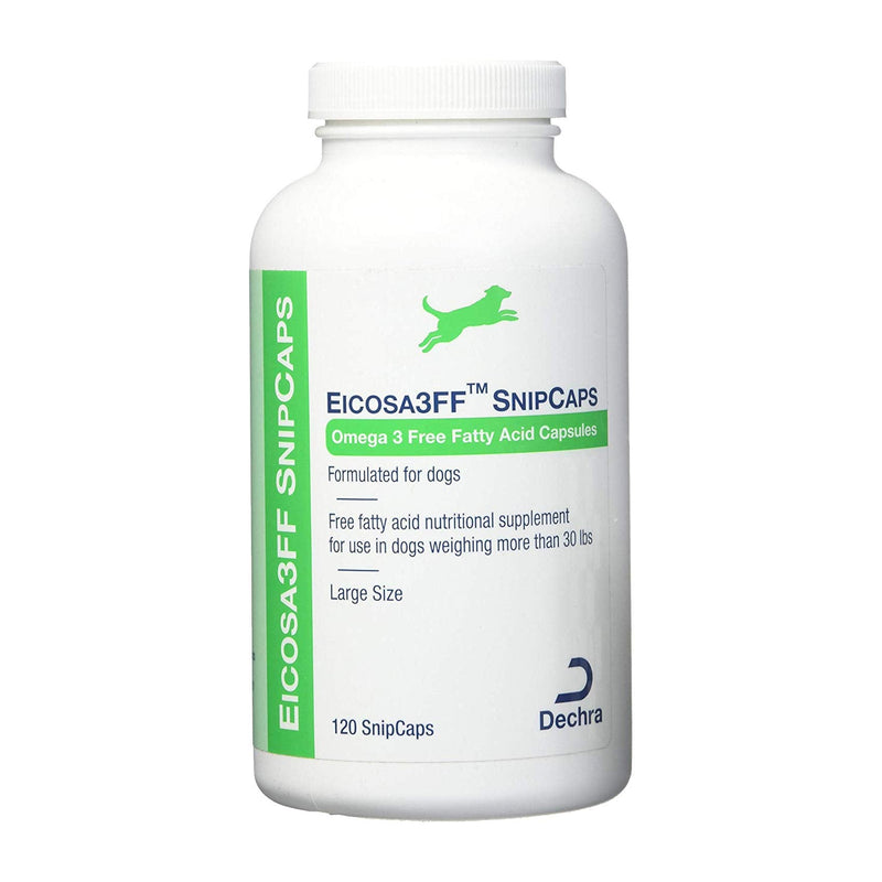 Dechra Eicosa3FF SnipCaps (Large), for Dogs Over 30lbs, 120 Count - PawsPlanet Australia