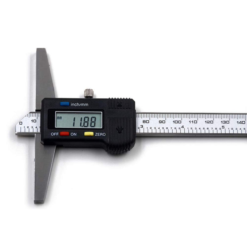 Digital Depth Caliper Electronic Depth Gauge Caliper Depth Rule (150mm(Normal)) 150mm