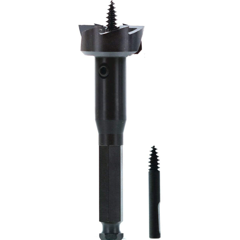 Diablo SPEEDemon 2-Cutter Self-Feed Bit - 1-1/2" Dia, 2-Cutter Head, Fast Hole Drilling in Clean Wood, Low Thread Feed Screw, Hex Shank, Extended Battery Life - DSF1500 1-1/2"