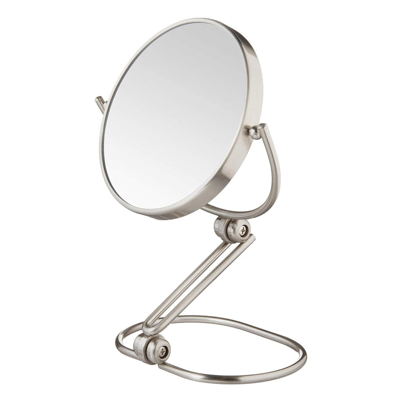 JERDON Compact Magnifying Mirror - Folding 5.5" Travel Mirror with 10X & 1X Magnification - Model MC450N 1"L x 5.8"W