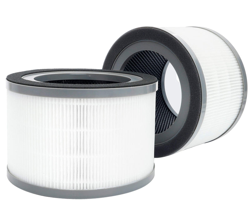 Vista 200 Replacement Filter, Compatible with LEVOIT Vista 200 Air Purifier Only, H13 Grade HEPA and Activated Carbon Filter Replacement, Part # Vista 200-RF, 2-Pack