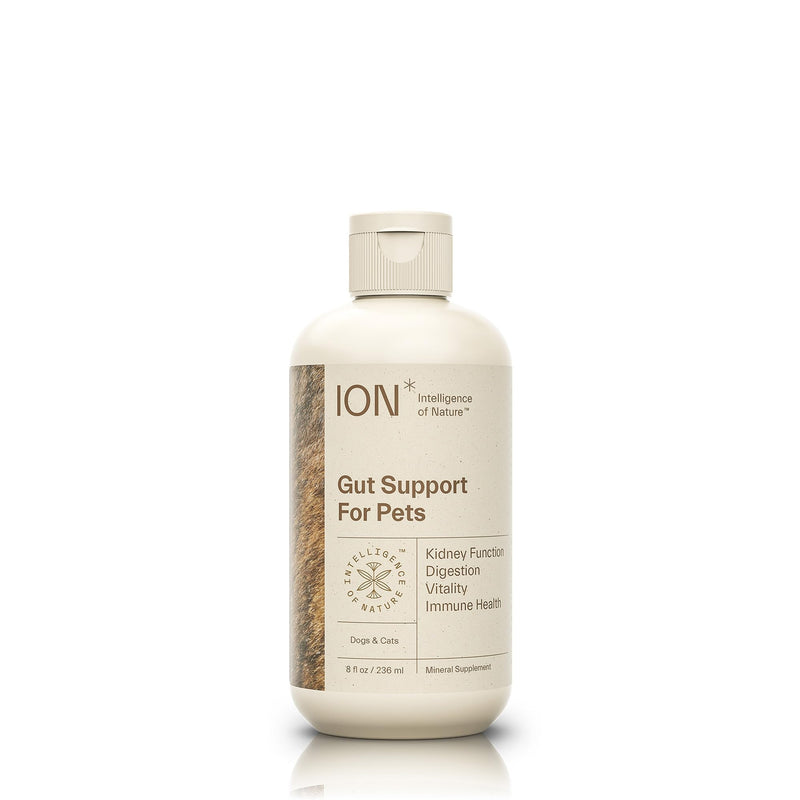 ION Intelligence of Nature Gut Support for Pets | Strengthens Digestion, Supports Kidneys, Aids Immune Function, and Defends from Food Toxins (8 Ounce) 8 Ounce