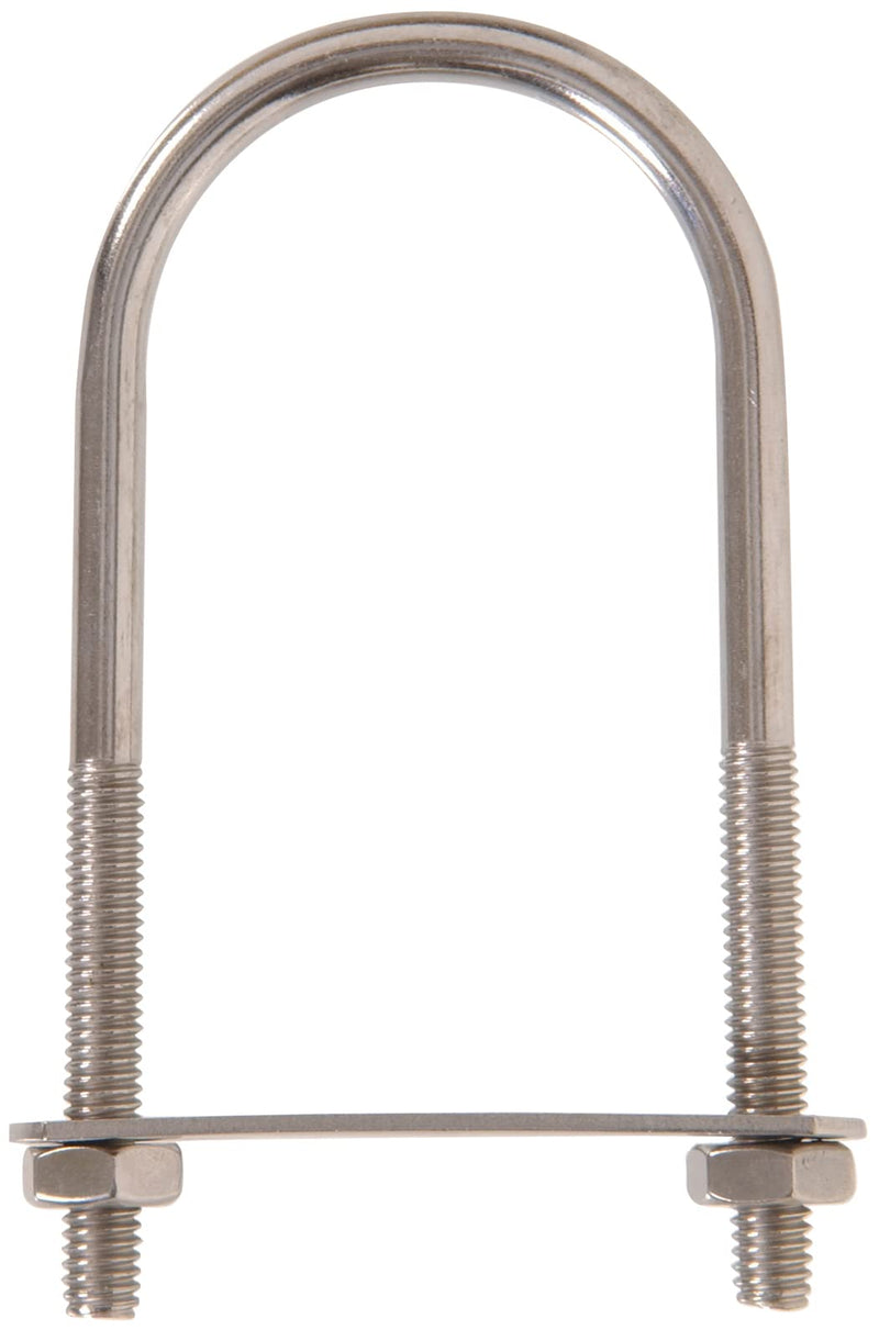 Hardware Essentials U-Bolt Round Saddle Stainless Steel (5/16" x 4-1/2" x 2") 5 Pack