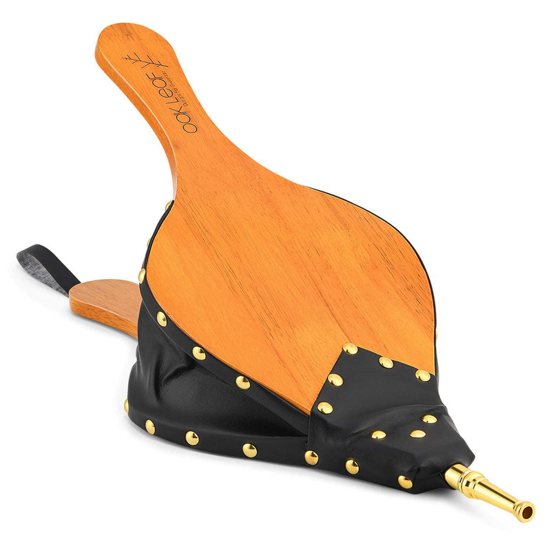 Oak Leaf Bellows, 19" x 8" Large Fire Bellow 19" x 8"