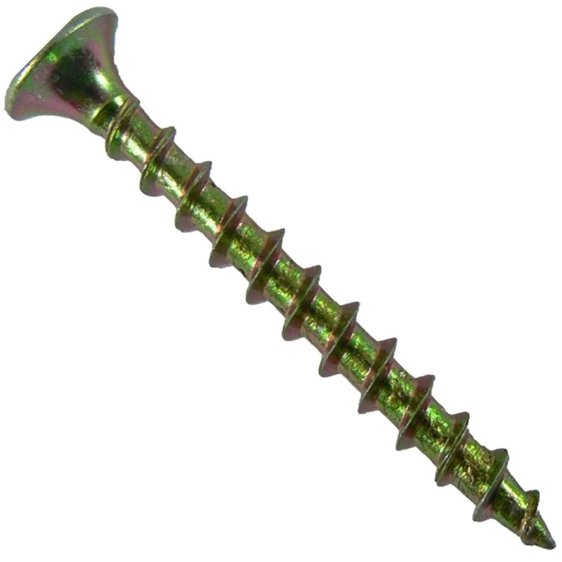 DRYWALL Screws: YELLOW ZINC #6 x 1-1/4" (12.5 OUNCES ~215 Screws) COARSE THREAD Drywall Screws (sheetrock Screws) for gypsum board, sheetrock, plasterboard. Low cost, all purpose wood Screws #6 x 1-1/4" 12.5 OUNCES ~215 Screws