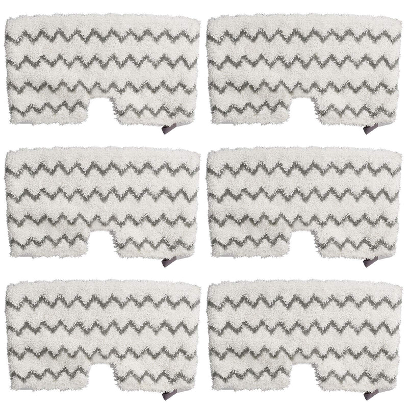Extolife 6 Pack Steam Mop Pads Replacement for Shark Steam Pocket Mops S3501 S3601 S3550 S3801 S3901 S3601D S3801CO S3901D S3455K S2902 SE450