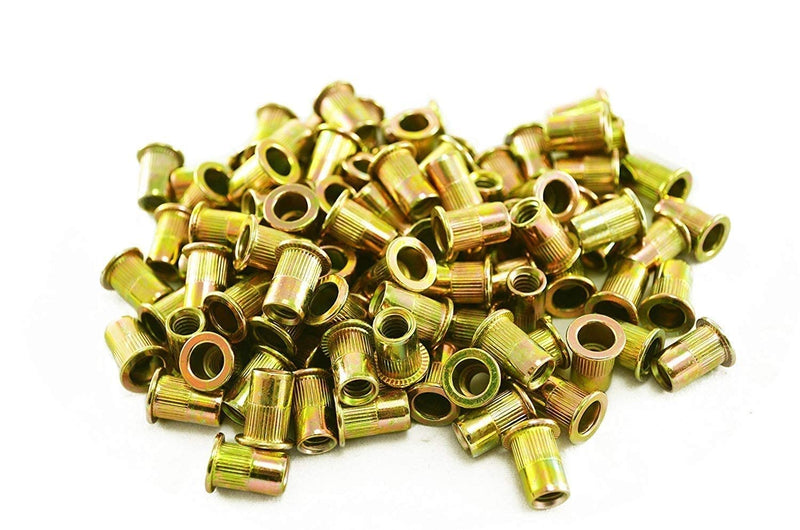 Astro Pneumatic Tool RN14 100-Piece 1/4-20 Steel Rivet Nuts (Fivе Расk)