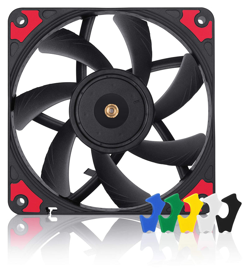 Noctua Chromax Black Swap 120mm 1850RPM PWM Computer Case Fan w/Anti-Vibration Pads Single - NewNest Australia