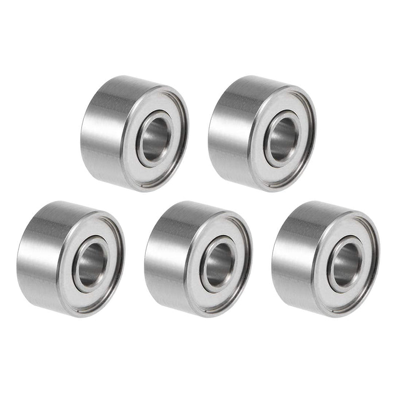 uxcell 693ZZ Deep Groove Ball Bearings Z2 3mm X 8mm X 4mm Double Shielded Carbon Steel 5pcs 3mmx8mmx4mm