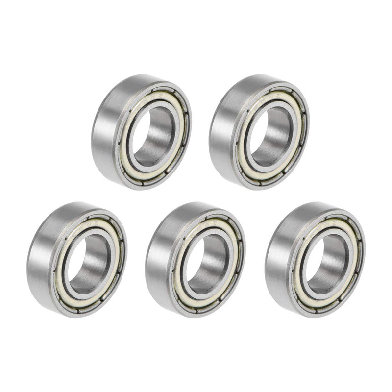 uxcell 688ZZ Deep Groove Ball Bearings Z2 8mm X 16mm X 5mm Double Shielded Carbon Steel 5pcs 8mmx16mmx5mm